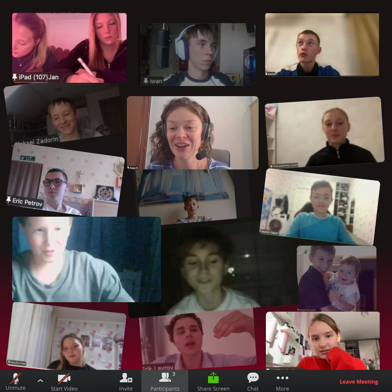 Онлайн-урок All In — мини-группа до 4 учеников